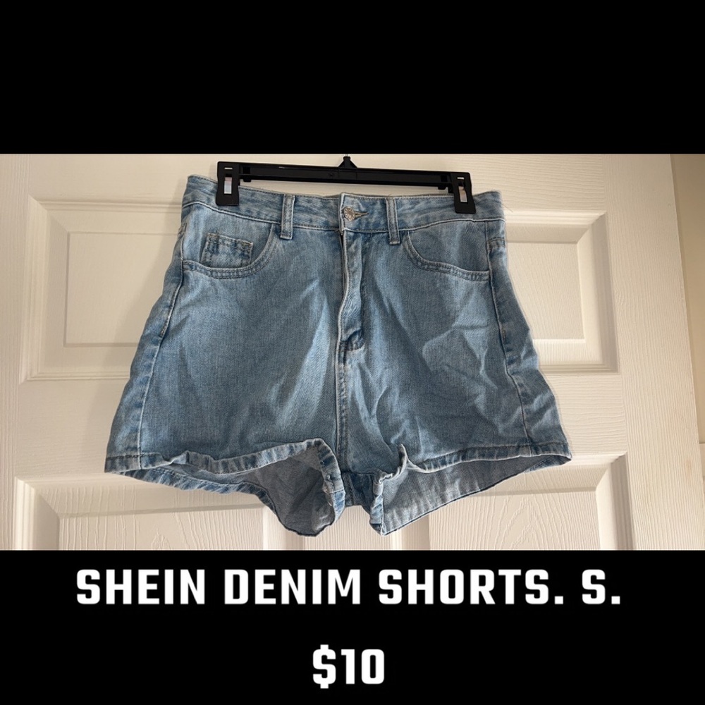 Denim shorts